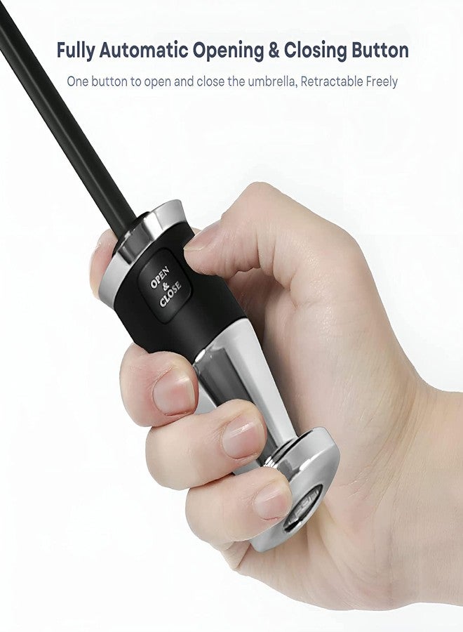 سكاي زون مظلة - مظلة سفر مقاومة للرياح - مظلة واقية من الشمس، صغيرة الحجم، تفتح وتغلق تلقائيًا، خفيفة الوزن - متينة، جيدة التهوية، محمولة - مظلات قابلة للطي للمطر - للرجال والنساء - Image 5